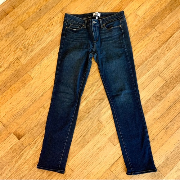 ⚡️SOLD Paige Skyline Skinny Hugo Dark Skinny Jeans - Picture 3 of 10